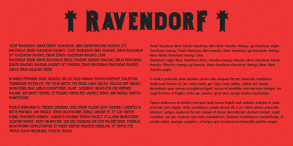 Ravendorf Font Poster 5