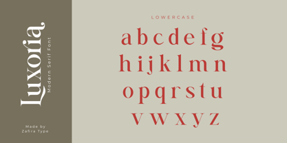 Luxoria Font Poster 13