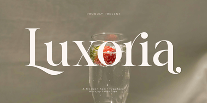 Luxoria Font Poster 1