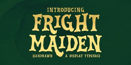 Fright Maiden Font Poster 1
