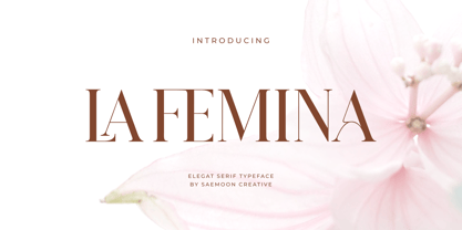 La Femina Font Poster 1