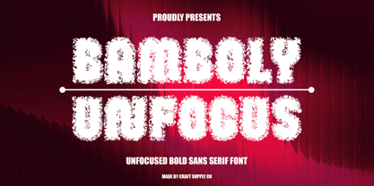 Bamboly Unfocus Fuente Póster 1