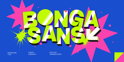 Bonga Sans Police Affiche 1