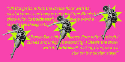 Bonga Sans Police Poster 14