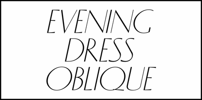 Evening Dress JNL Font Poster 4