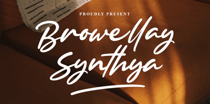 Browellay Synthya Font Poster 1