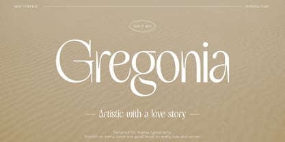 Gregonia Font Poster 1