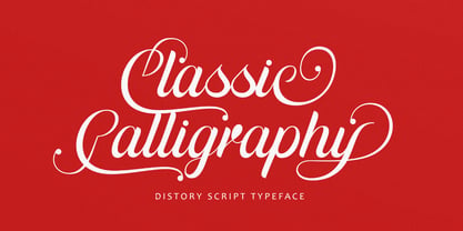 Distory Script Font Poster 5