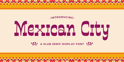 Mexican City Font Poster 1