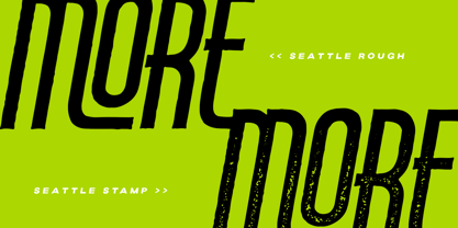 Seattle Highland Font Poster 3