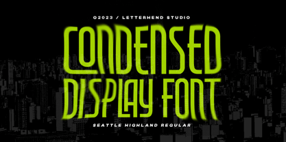 Seattle Highland Font Poster 9