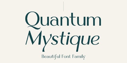 Quantum Mystique Font Poster 1