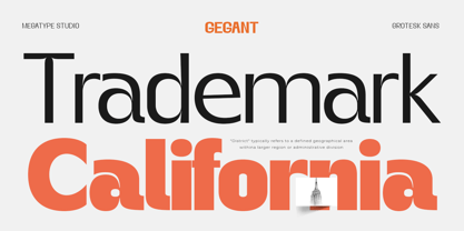 Gegant Font Poster 4