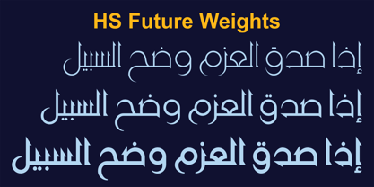 HS Future Font Poster 2