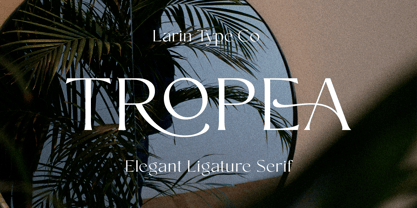 Tropea Font Poster 1