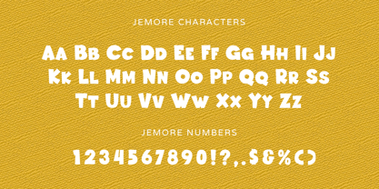 Jemore Font Poster 2