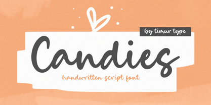Candies Font Poster 1