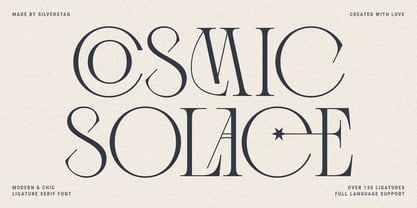 Cosmic Solace Font Poster 1