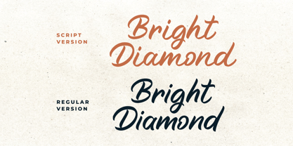 Bright Diamond Font Poster 14