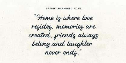 Bright Diamond Font Poster 12