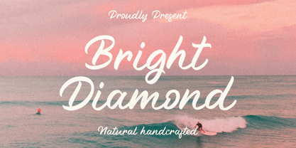 Bright Diamond Font Poster 1