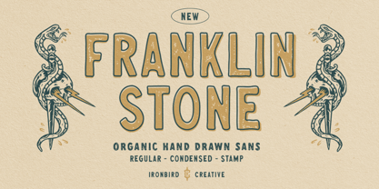 Franklin Stone Font Poster 1