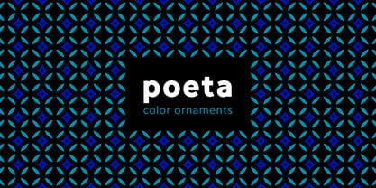 Poeta Color Font Poster 1