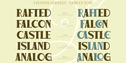 Grilock Font Poster 8