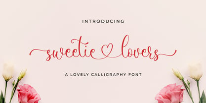 Sweetie Lovers Font Poster 1