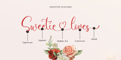 Sweetie Lovers Font Poster 8