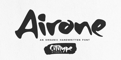 Airone Font Poster 1