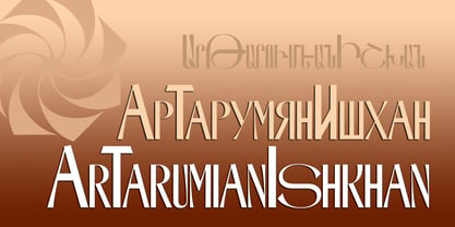 ArTarumianIshkhan Font Poster 5