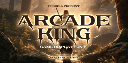 Arcade King Font Poster 1