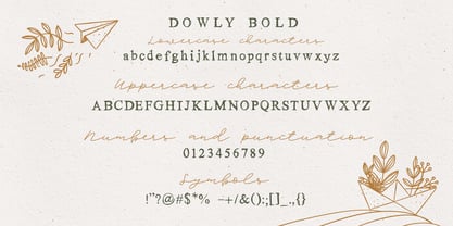 Dowly Font Poster 7