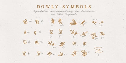 Dowly Font Poster 9