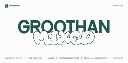 Groothan Mixed Font Poster 1