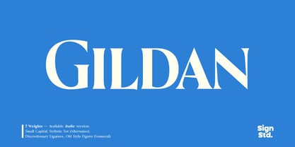 Gildan Font Poster 1