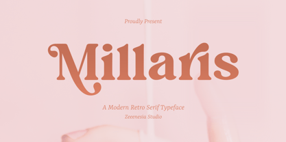Millaris Font Poster 1