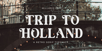 Millaris Font Poster 2