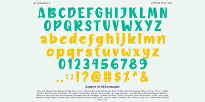 Fancies Toys Font Poster 10