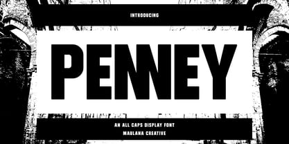 Penney Font Poster 1