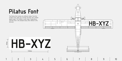 Pilatus Font Poster 2