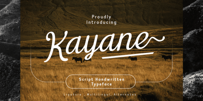 Kayane Font Poster 1