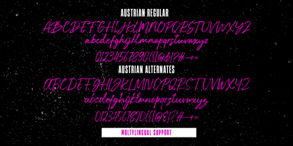 Austrian Font Poster 12