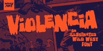 Violencia Font Poster 1