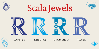 Scala Jewel Pro Font Poster 1