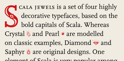 Scala Jewel Pro Font Poster 2