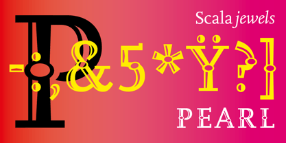 Scala Jewel Pro Font Poster 6