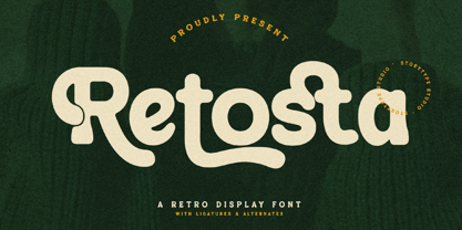 Retosta Font Poster 1