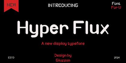 Hyper Flux Font Poster 1